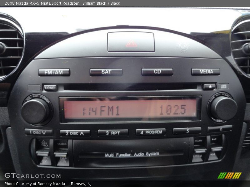 Audio System of 2008 MX-5 Miata Sport Roadster