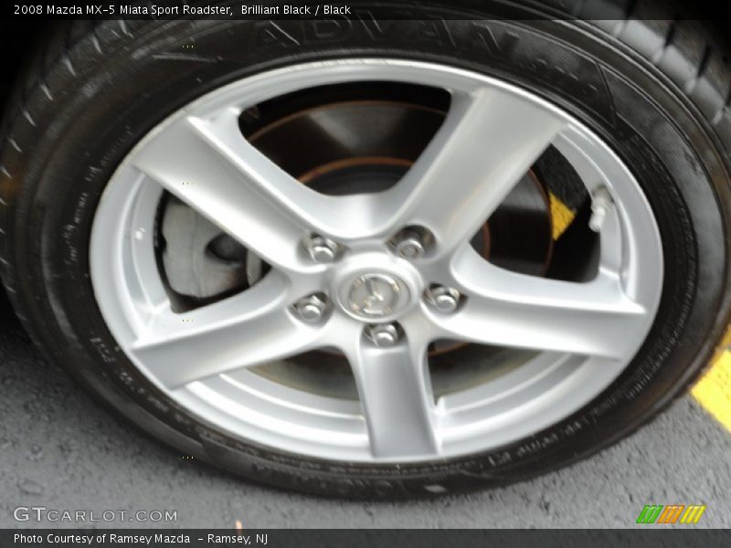 Brilliant Black / Black 2008 Mazda MX-5 Miata Sport Roadster