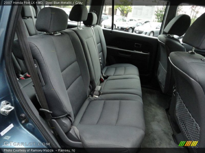 Steel Blue Metallic / Gray 2007 Honda Pilot LX 4WD