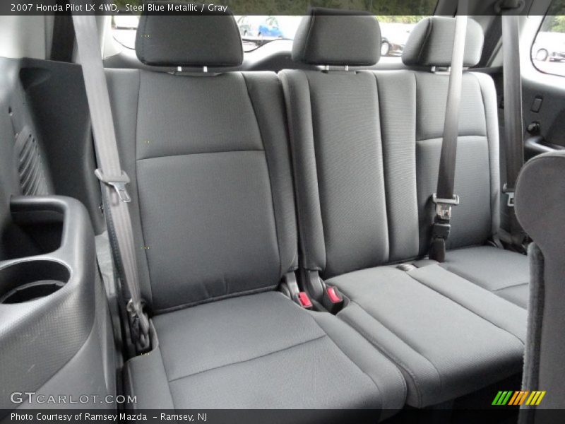 Steel Blue Metallic / Gray 2007 Honda Pilot LX 4WD