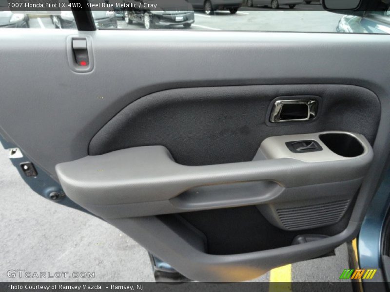 Steel Blue Metallic / Gray 2007 Honda Pilot LX 4WD