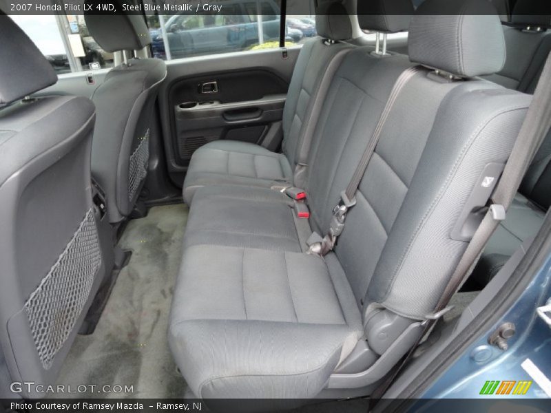 Steel Blue Metallic / Gray 2007 Honda Pilot LX 4WD