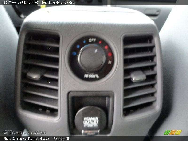 Steel Blue Metallic / Gray 2007 Honda Pilot LX 4WD
