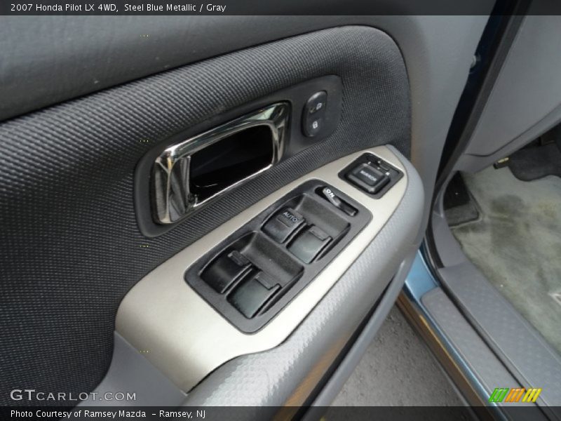 Steel Blue Metallic / Gray 2007 Honda Pilot LX 4WD