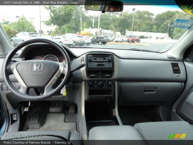 Steel Blue Metallic / Gray 2007 Honda Pilot LX 4WD