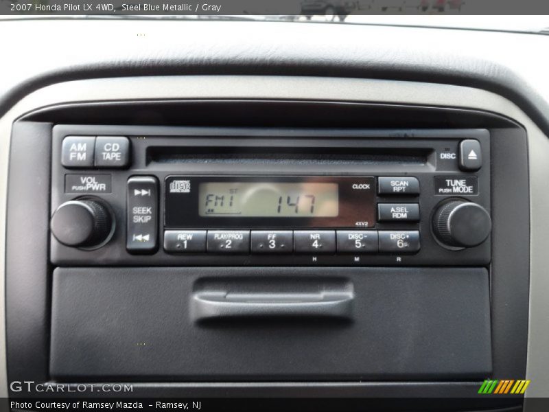 Steel Blue Metallic / Gray 2007 Honda Pilot LX 4WD