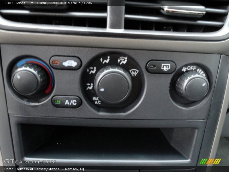 Steel Blue Metallic / Gray 2007 Honda Pilot LX 4WD