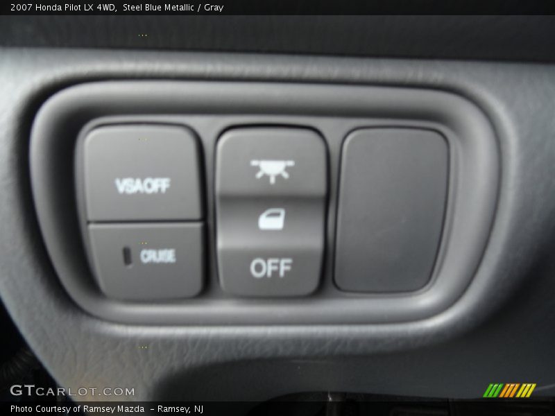 Steel Blue Metallic / Gray 2007 Honda Pilot LX 4WD