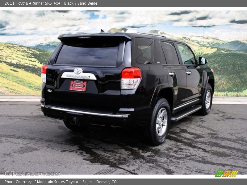 Black / Sand Beige 2011 Toyota 4Runner SR5 4x4