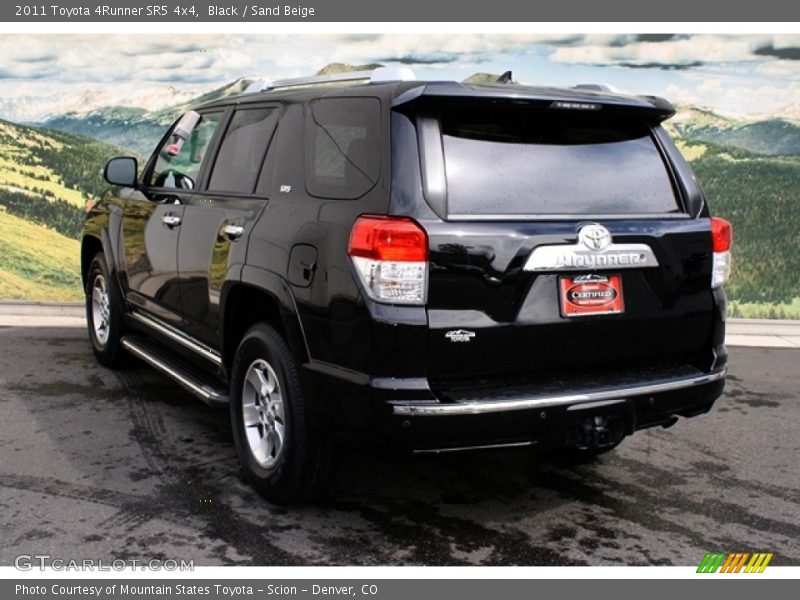 Black / Sand Beige 2011 Toyota 4Runner SR5 4x4