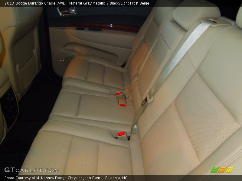 Mineral Gray Metallic / Black/Light Frost Beige 2013 Dodge Durango Citadel AWD