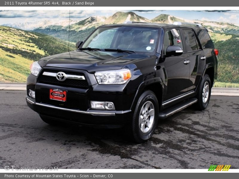Black / Sand Beige 2011 Toyota 4Runner SR5 4x4