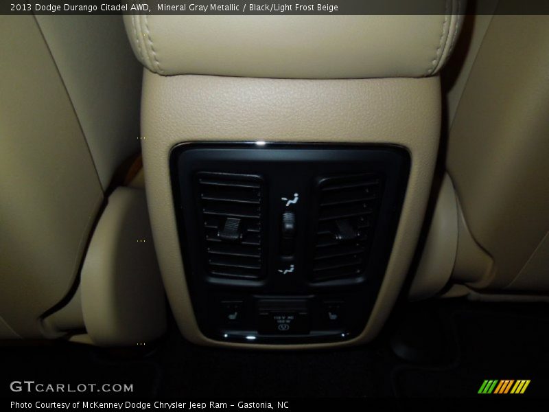 Mineral Gray Metallic / Black/Light Frost Beige 2013 Dodge Durango Citadel AWD