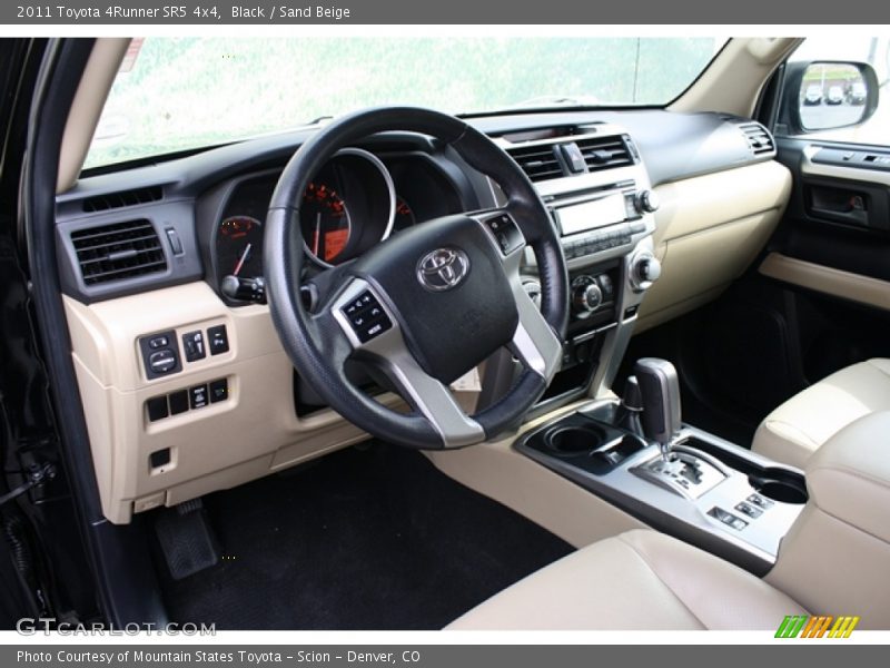 Black / Sand Beige 2011 Toyota 4Runner SR5 4x4