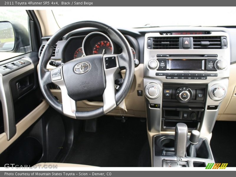Black / Sand Beige 2011 Toyota 4Runner SR5 4x4