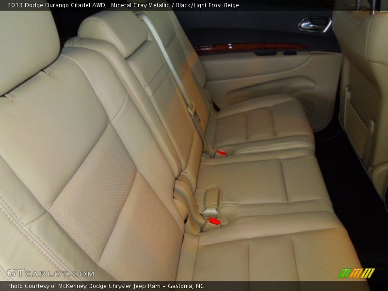 Mineral Gray Metallic / Black/Light Frost Beige 2013 Dodge Durango Citadel AWD