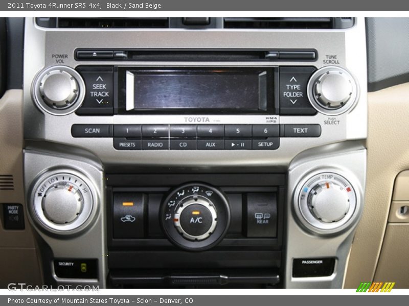 Black / Sand Beige 2011 Toyota 4Runner SR5 4x4