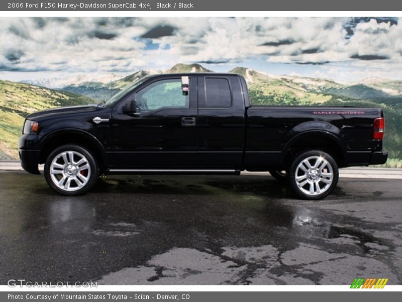 Black / Black 2006 Ford F150 Harley-Davidson SuperCab 4x4