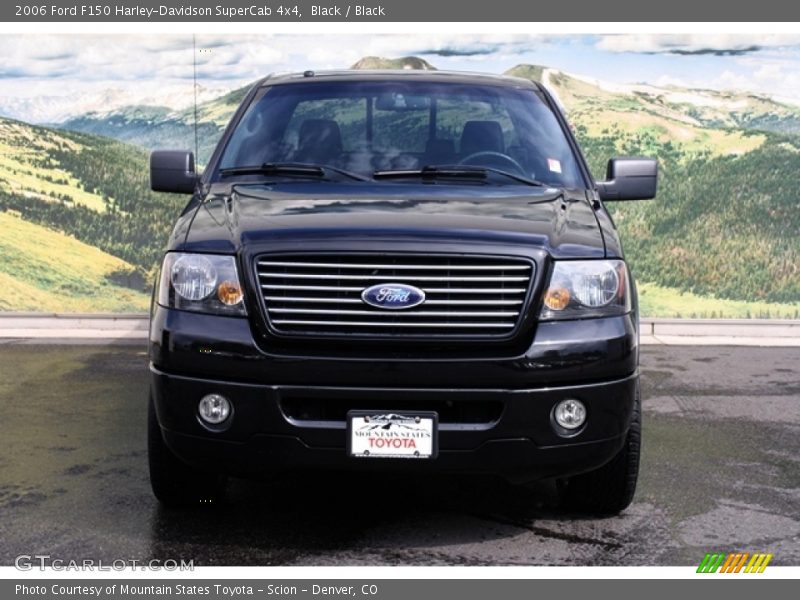 Black / Black 2006 Ford F150 Harley-Davidson SuperCab 4x4