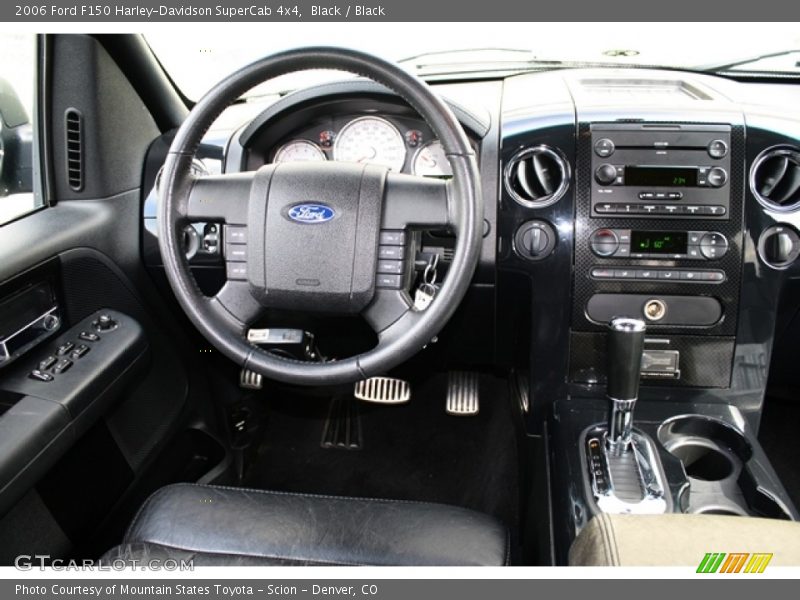 Black / Black 2006 Ford F150 Harley-Davidson SuperCab 4x4