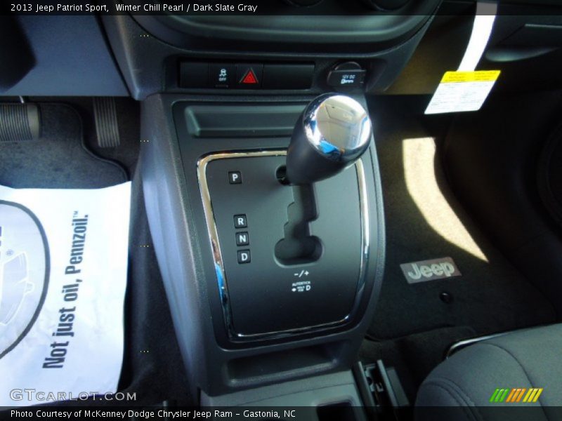  2013 Patriot Sport CVT II Automatic Shifter