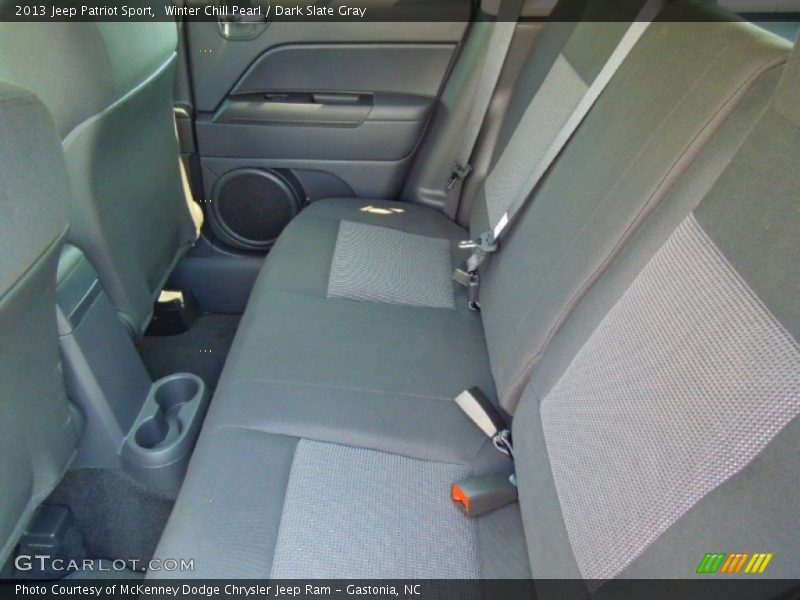 Winter Chill Pearl / Dark Slate Gray 2013 Jeep Patriot Sport