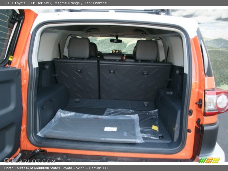 Magma Orange / Dark Charcoal 2013 Toyota FJ Cruiser 4WD