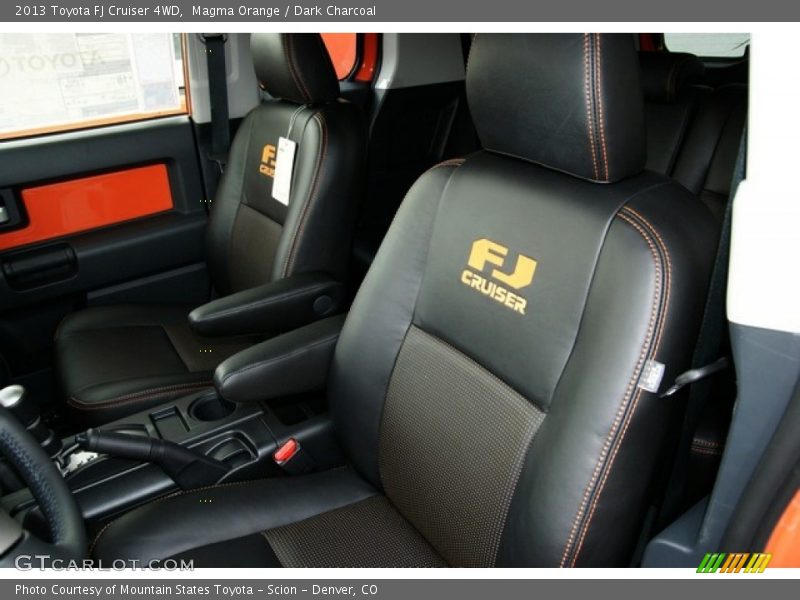 Magma Orange / Dark Charcoal 2013 Toyota FJ Cruiser 4WD
