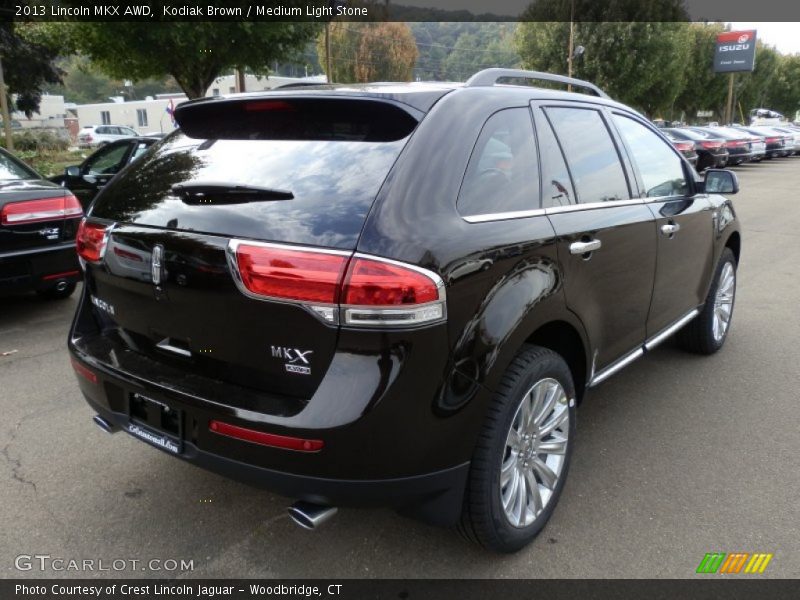 Kodiak Brown / Medium Light Stone 2013 Lincoln MKX AWD