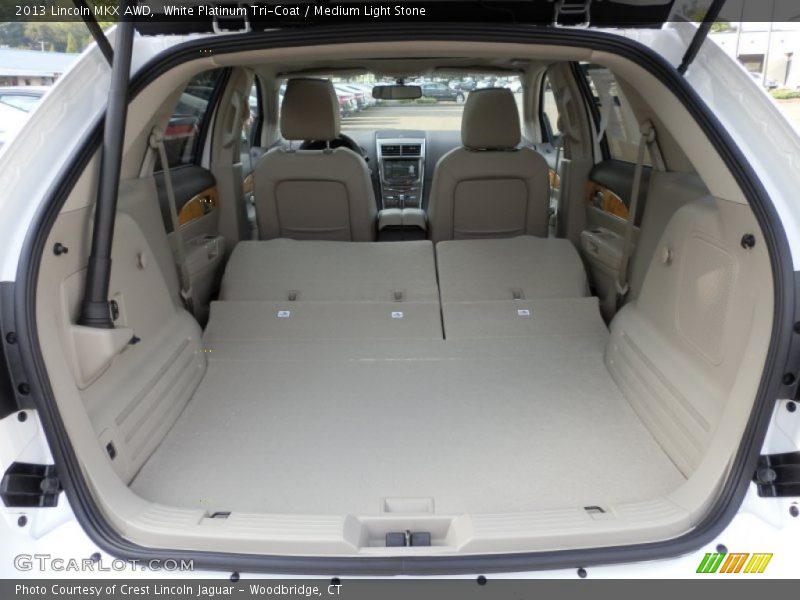 White Platinum Tri-Coat / Medium Light Stone 2013 Lincoln MKX AWD