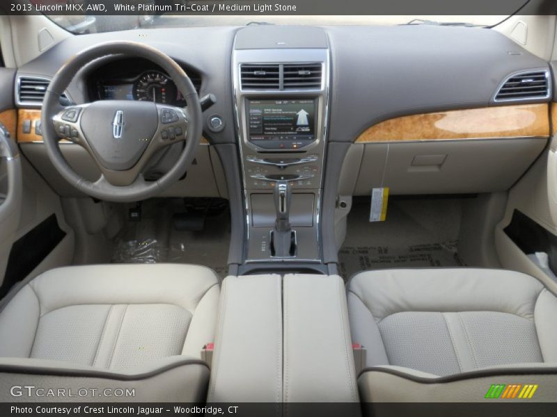 White Platinum Tri-Coat / Medium Light Stone 2013 Lincoln MKX AWD