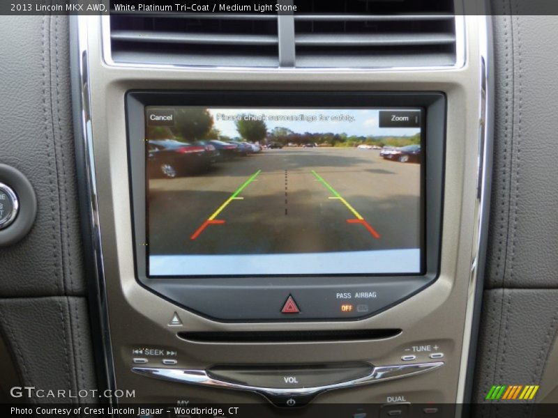 White Platinum Tri-Coat / Medium Light Stone 2013 Lincoln MKX AWD