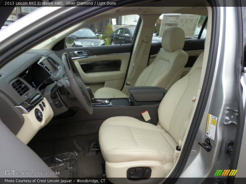 Front Seat of 2013 MKS EcoBoost AWD