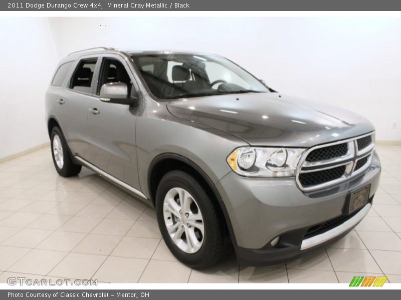 Mineral Gray Metallic / Black 2011 Dodge Durango Crew 4x4