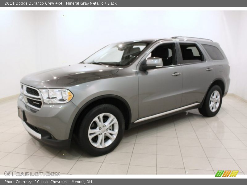 Mineral Gray Metallic / Black 2011 Dodge Durango Crew 4x4