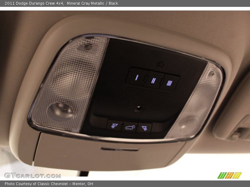 Mineral Gray Metallic / Black 2011 Dodge Durango Crew 4x4