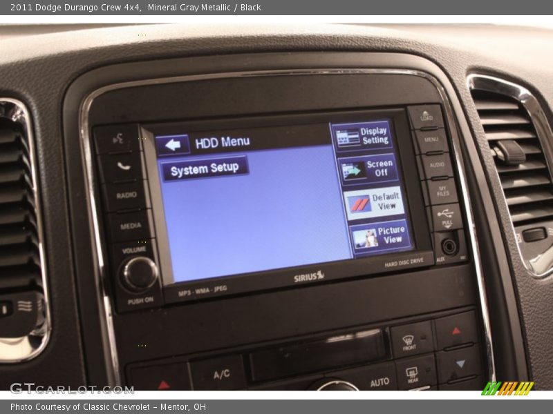 Mineral Gray Metallic / Black 2011 Dodge Durango Crew 4x4