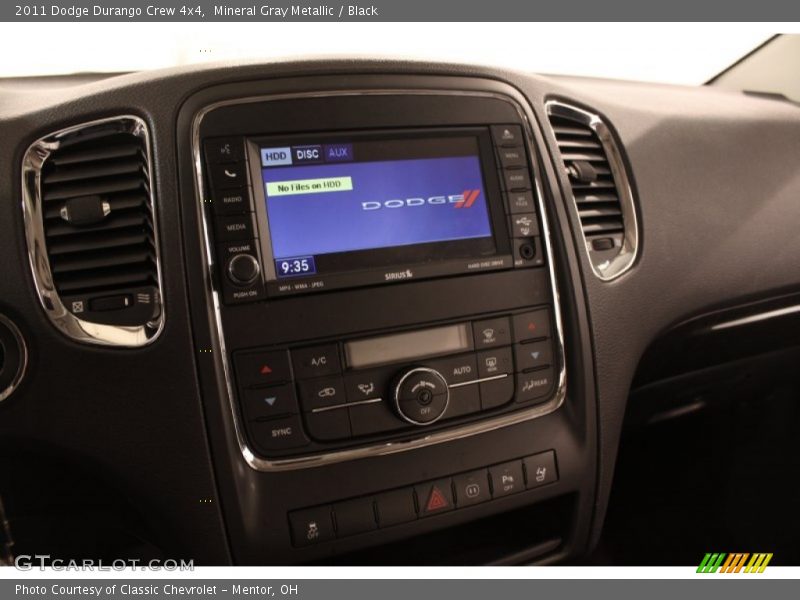 Mineral Gray Metallic / Black 2011 Dodge Durango Crew 4x4