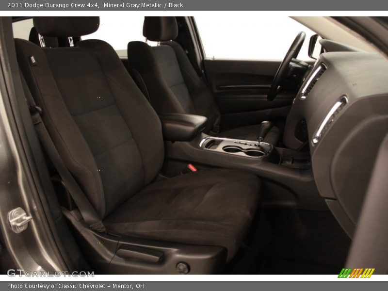 Mineral Gray Metallic / Black 2011 Dodge Durango Crew 4x4
