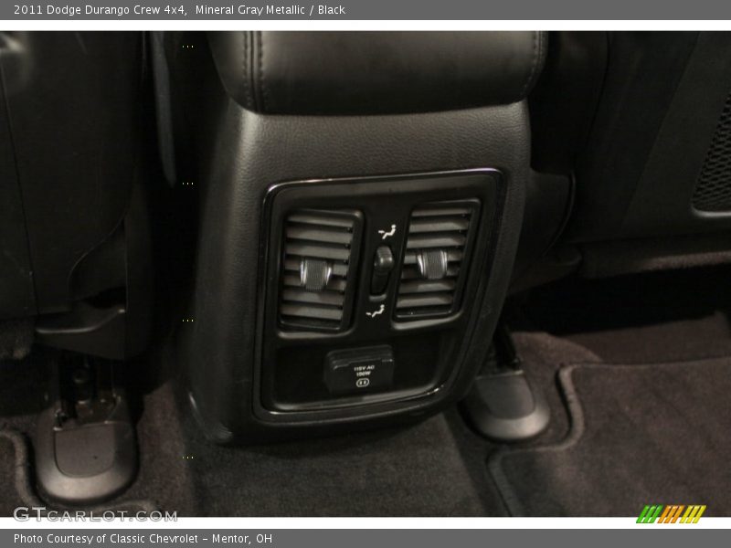 Mineral Gray Metallic / Black 2011 Dodge Durango Crew 4x4