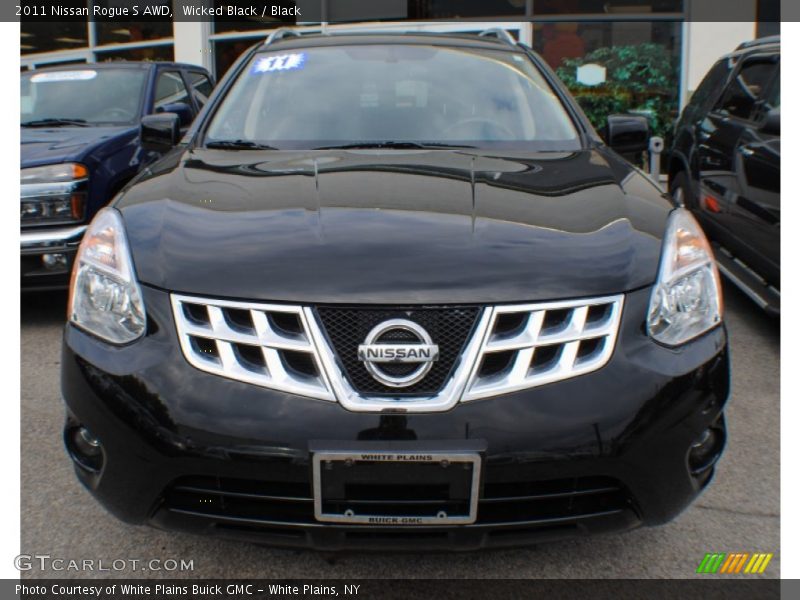 Wicked Black / Black 2011 Nissan Rogue S AWD