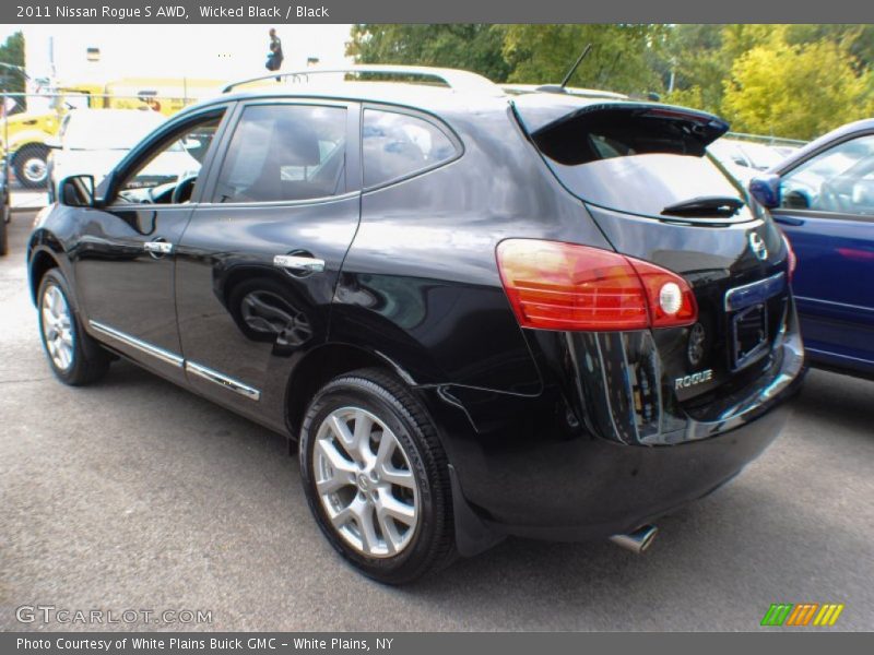 Wicked Black / Black 2011 Nissan Rogue S AWD