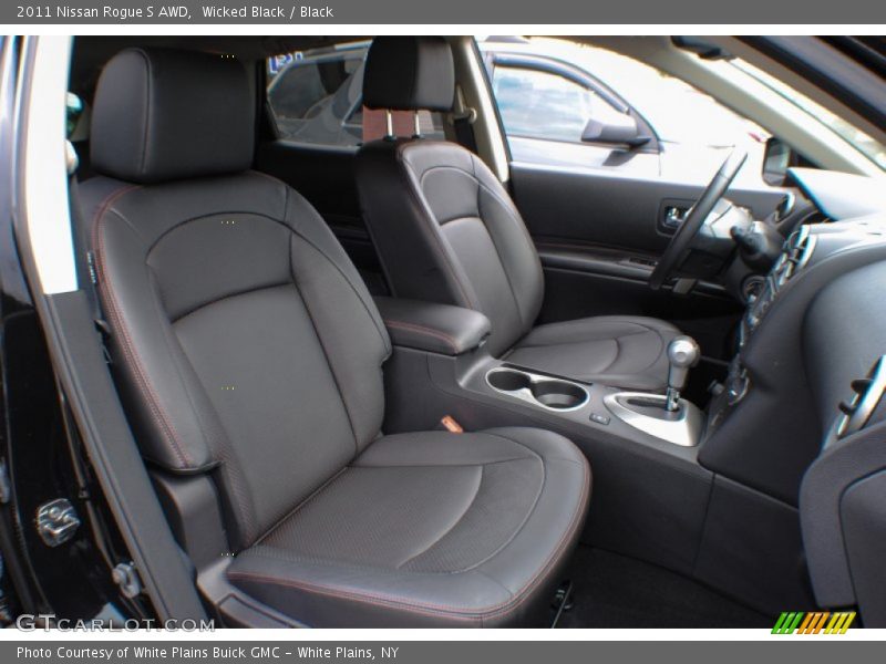 Wicked Black / Black 2011 Nissan Rogue S AWD