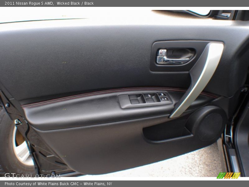 Wicked Black / Black 2011 Nissan Rogue S AWD