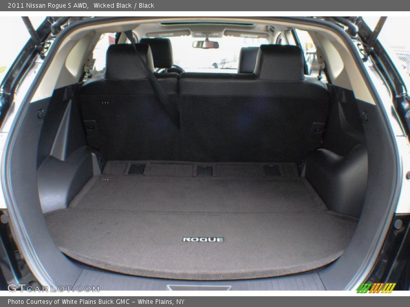 Wicked Black / Black 2011 Nissan Rogue S AWD