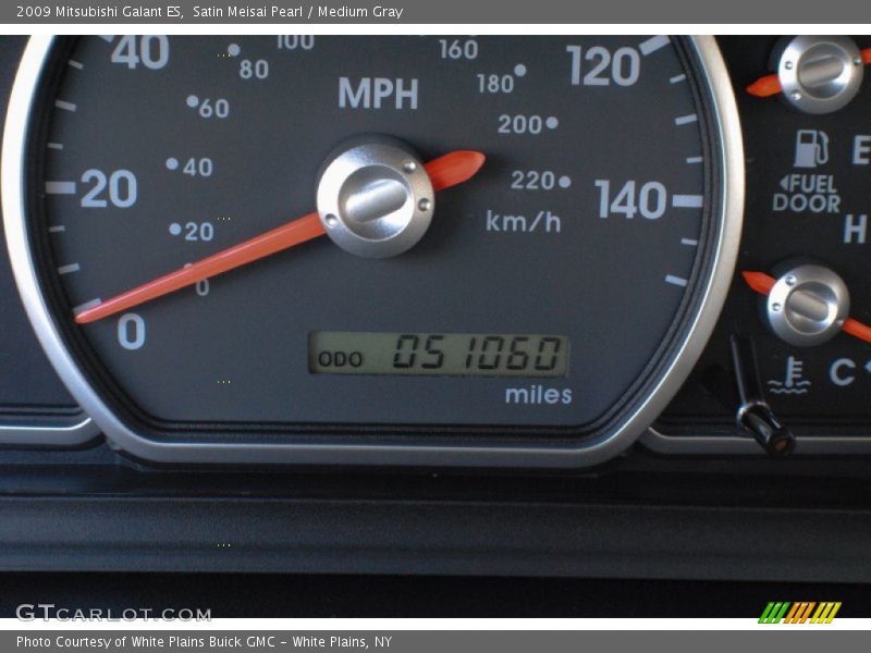 Satin Meisai Pearl / Medium Gray 2009 Mitsubishi Galant ES