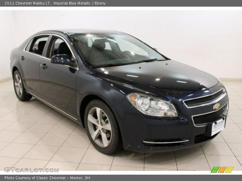 Imperial Blue Metallic / Ebony 2011 Chevrolet Malibu LT