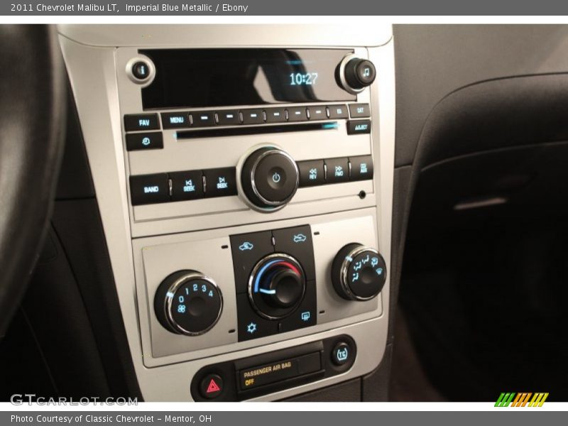 Imperial Blue Metallic / Ebony 2011 Chevrolet Malibu LT