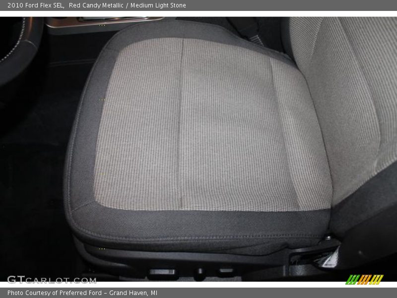 Red Candy Metallic / Medium Light Stone 2010 Ford Flex SEL