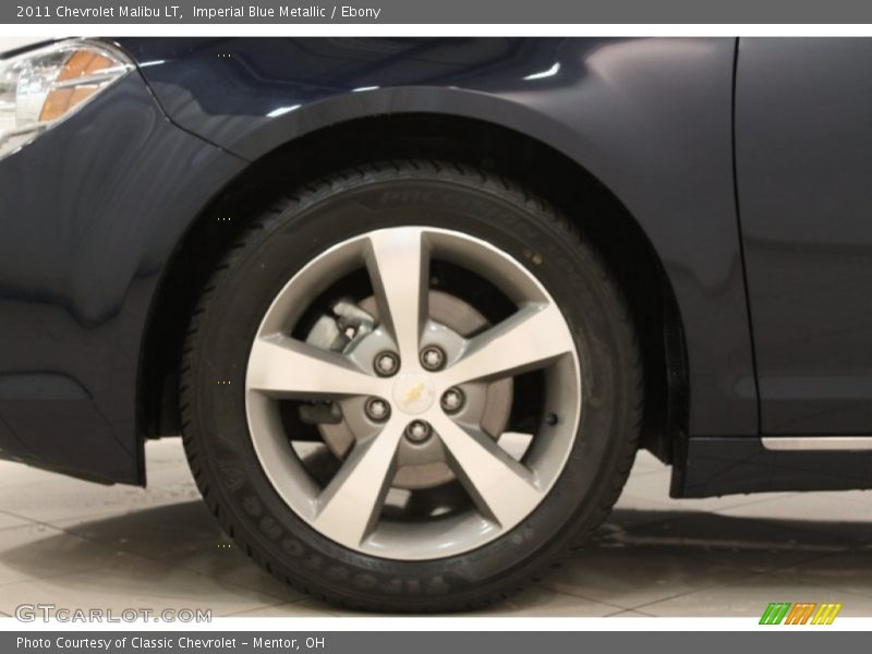 Imperial Blue Metallic / Ebony 2011 Chevrolet Malibu LT